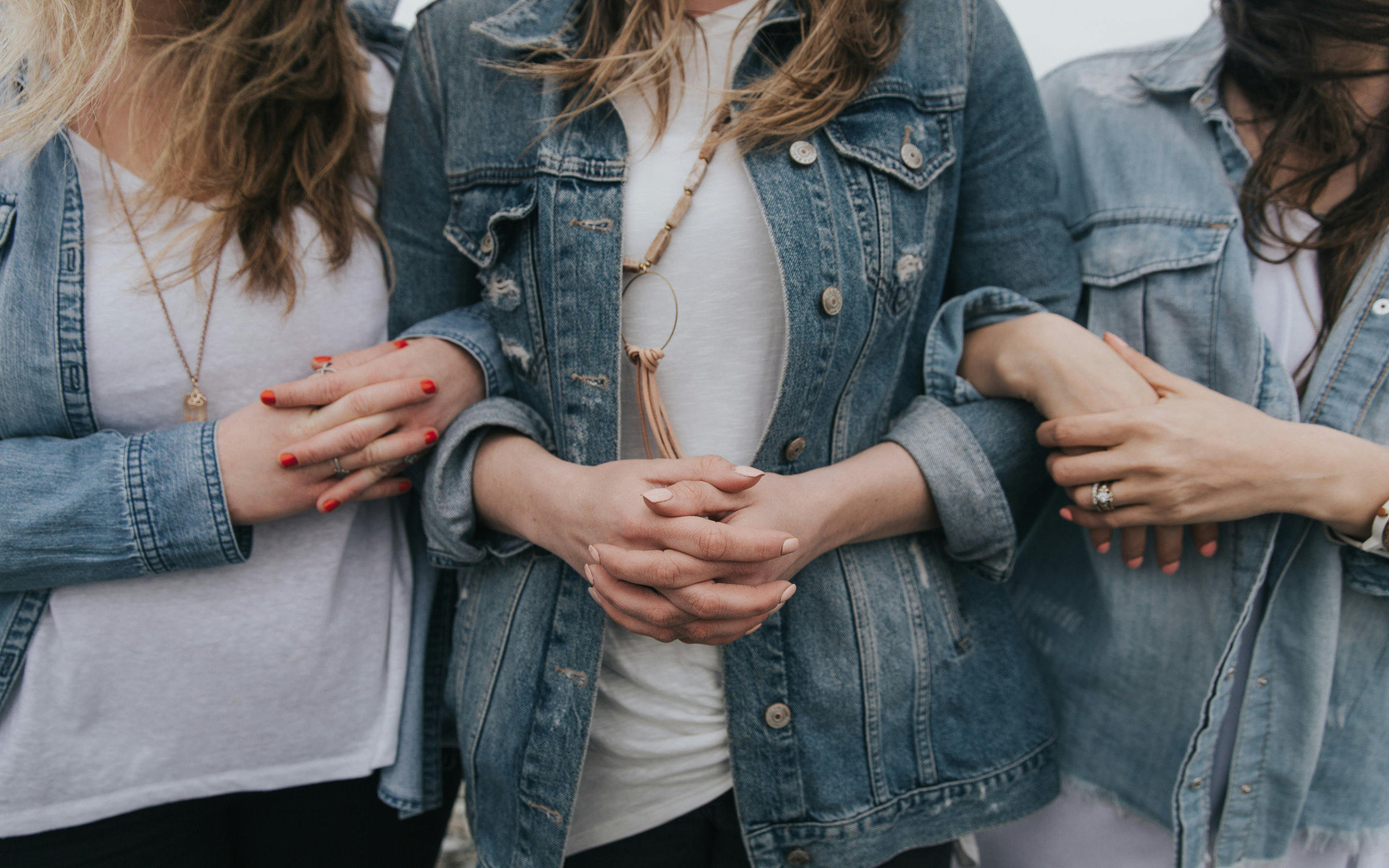Women supporting each other